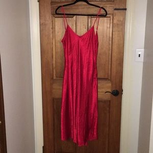 Val Mode Lingerie (Sexy Backless Red Long Nighty)